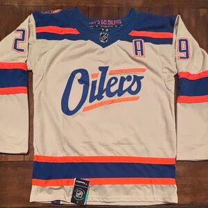 Edmonton Oilers Alternate Jersey Leon Draisaitl Jersey Adult Medium (50) NWT